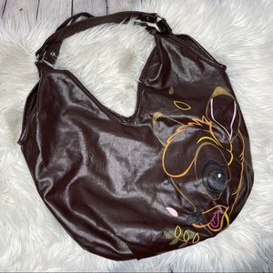Disney Brown Hobo Bag with Bambi Design